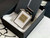 Chanel AS3264 Evening Bag Lambskin Plexi gold Black and White