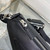 Prada Leather Prada Triangle shoulder bag 1BH190 Black