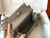 Hermes Kelly Danse 22cm Leather Bag 20363 Gray Sliver