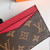 Louis Vuitton LV M60166 Neo Porte Cartes Wallets Monogram Red