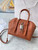 Givenchy BB50J0B00D Mini Antigona Lock Bag in Box Leather Brown