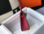 Hermes Kelly Bag Hermes 19CM Epsom Shoulder Mini Bag Wine red 20462
