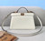 Fendi 8BN323 Peekaboo ISEEU EAST-WEST White Leather 70193S Bag - luxibagsmall