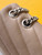 YSL 464676 Small Loulou Chain Bag Calfskin Leather Apricot