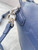 Givenchy BB50J0B00D Mini Antigona Lock Bag in Box Leather Blue