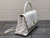 Chanel A92991 Large Flap Bag With Top Handle handBag White