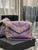 YSL 577475 Saint Laurent Puffer Medium Bag In Quilted Lambskin Leather Purple