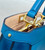 Fendi 70193 Peekaboo ISEEU MEDIUM Blue Leather Bag - luxibagsmall