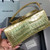 Balenciaga 593546 Hourglass Small Top Handle Crocodile Bag Gold