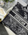 Dior M1296 Medium Book Tote Black Toile de Jouy Zodiac latte embroidery