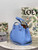 Loewe A538H04X02 Hammock Nugget Bag in Nappa Calfskin Blue