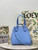 Loewe A538H04X02 Hammock Nugget Bag in Nappa Calfskin Blue