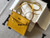 Hermes Kelly Danse  22cm Leather Bag 20357 Yellow - luxibagsmall