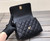 Chanel AS2215 mini flap bag with top handle Bag Black