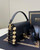 Fendi 8BR801 Baguette Brooch Bag Black