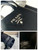 Prada 1BG335 Tote Leather Bucket Handbag Black