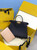 Fendi 70193 Peekaboo ISEEU MEDIUM Black Leather Bag - luxibagsmall