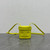Celine 199263 SMALL BOX cuir triomphe in Smooth Calfskin Yellow