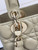 Dior M0531OUQA_M030 Small Lady Dior Bag Milk Apricot Cannage Lambskin