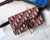 Dior Saddle Belt Bag S5619 Red Dior Oblique Jacquard