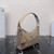 Prada 1NE515 Satin mini-bag with artificial crystals apricot