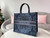 Dior M1286 Dior Book Tote Navy Blue Dior Constellation Embroidery