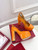 Valentino Garavani Tan-go Platform Pump In Patent Leather 155MM Orange