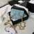 Chanel AP2635 Clutch With Chain Lambskin Blue