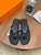 Hermes H261038ZvL1390 Miss sandal Black