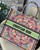 Dior Book Tote M1286 Pink Multicolor Dior In Lights Embroidery - luxibagsmall