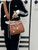 Celine 188003 Small 16 Bag IN Satinated Calfskin Brown