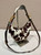 Prada  Arqué printed leather mini shoulder bag 1BC194 Honey White