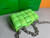 Bottega Veneta BV 20206 Chain Cassette 631421 Grass green Silver