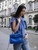 Loewe A039AS0X01 Small Amazona 180 bag in soft calfskin Blue