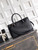 Chanel AS6056 Cerf Leather Exterior Medium Tote Bags Black Gold
