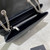 YSL 574946 Saint Laurent Loulou Medium Bag In Y-Quilted Leather Black Silver - luxibagsmall