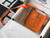 Hermes Evelyne Bag Designer Hermes Mini Crossbody Bag 20390 Gold Buckle Orange