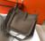 Hermes H083435 Evelyne III 29 Shoulder Bag Silver Hardware Dark Gray