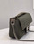 Fendi 8BR793 Midi Baguette Chain FF Fabric Bag Green