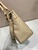 Prada Large leather tote bag 1BG602 Sand Beige