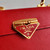Prada Saffiano Leather Symbole Bag 1BN021 Red