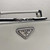 Prada 2VH070  Brique leather bag White