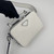 Prada 2VH070  Brique leather bag White