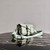 Prada Pocket Nylon and Brushed Leather Bag 1BD295 Green