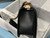 Chanel A67086 Boy Handbag Black Leather Bronze