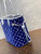 Louis Vuitton LV M46220 Neverfull MM Tote Bag Blue