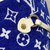 Louis Vuitton LV M46220 Neverfull MM Tote Bag Blue
