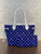 Louis Vuitton LV M46220 Neverfull MM Tote Bag Blue