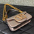 Valentino 8W2B0K53SPV_C8N Garavani Locò small shoulder bag in laminated elaphe copper