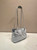 Prada 1BG586 Light Gray Blue Small Prada Dada nappa leather bag